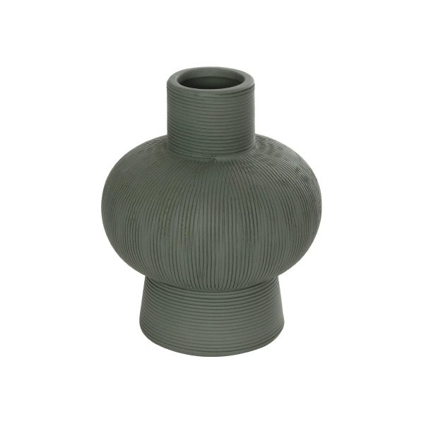 Artificial Garden MALACHITE 21264 Διακοσμητικό Κεραμικό Βάζo Πράσινο Π13 x Μ13 x Υ16cm
