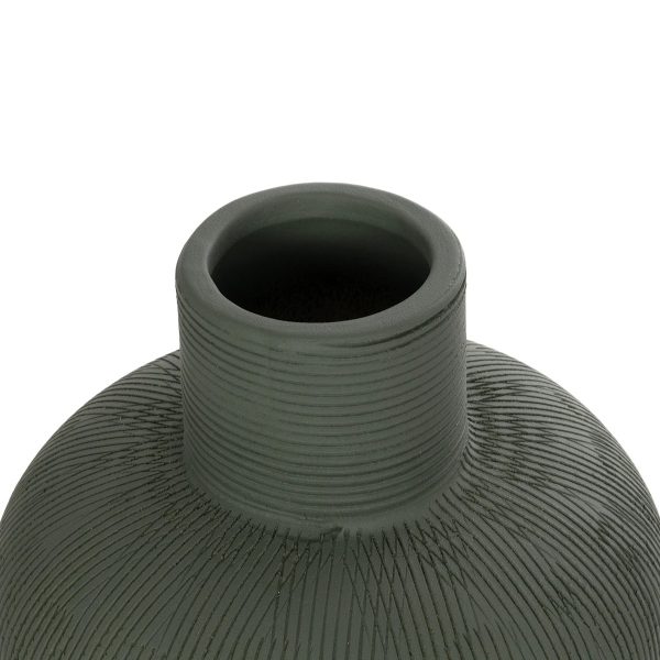 Artificial Garden MALACHITE 21264 Διακοσμητικό Κεραμικό Βάζo Πράσινο Π13 x Μ13 x Υ16cm - Image 3