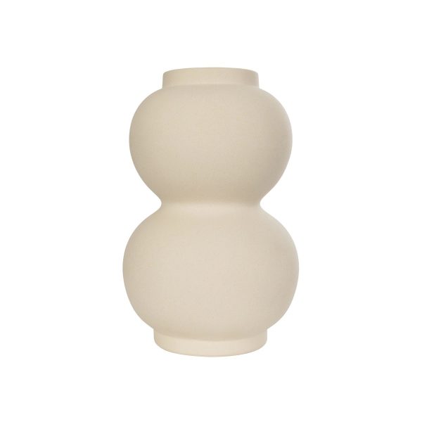 Artificial Garden PEARL 21265 Διακοσμητικό Κεραμικό Βάζo Μπεζ Π13 x Μ13 x Υ21cm - Image 3