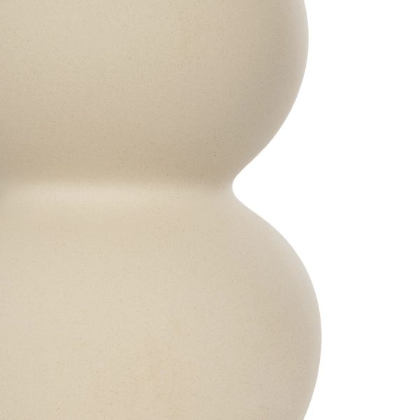 Artificial Garden PEARL 21265 Διακοσμητικό Κεραμικό Βάζo Μπεζ Π13 x Μ13 x Υ21cm - Image 5