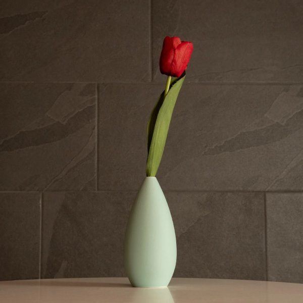 Artificial Garden SEYHELLES 21266 Διακοσμητικό Κεραμικό Βάζo Τιρκουάζ Π8 x Μ8 x Υ16cm - Image 5