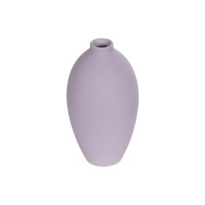 Artificial Garden AMETHYST 21267 Διακοσμητικό Κεραμικό Βάζo Μωβ Π8 x Μ8 x Υ14cm