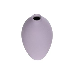Artificial Garden AMETHYST 21267 Διακοσμητικό Κεραμικό Βάζo Μωβ Π8 x Μ8 x Υ14cm