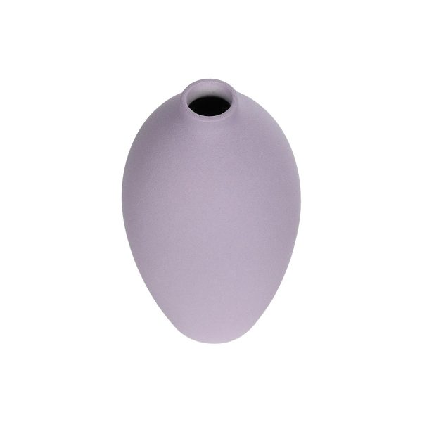 Artificial Garden AMETHYST 21267 Διακοσμητικό Κεραμικό Βάζo Μωβ Π8 x Μ8 x Υ14cm - Image 2