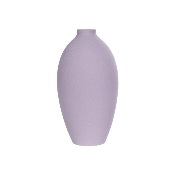 Artificial Garden AMETHYST 21267 Διακοσμητικό Κεραμικό Βάζo Μωβ Π8 x Μ8 x Υ14cm - Image 3