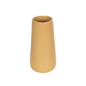 Artificial Garden LEGIAN 21268 Διακοσμητικό Κεραμικό Βάζo Πορτοκαλι Π10 x Μ10 x Υ20cm