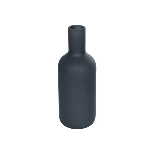 Artificial Garden MYSTIQUE 21275 Διακοσμητικό Κεραμικό Βάζo Γκρι Π7 x Μ7 x Υ20cm - Image 3