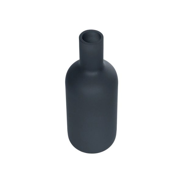 Artificial Garden MYSTIQUE 21275 Διακοσμητικό Κεραμικό Βάζo Γκρι Π7 x Μ7 x Υ20cm