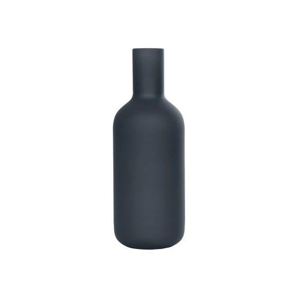 Artificial Garden MYSTIQUE 21275 Διακοσμητικό Κεραμικό Βάζo Γκρι Π7 x Μ7 x Υ20cm - Image 2