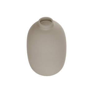 Artificial Garden PHUKET 21276 Διακοσμητικό Κεραμικό Βάζo Καφέ Π10 x Μ10 x Υ15cm