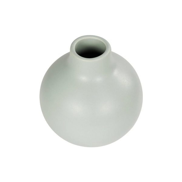 Artificial Garden EMERALD 21279 Διακοσμητικό Κεραμικό Βάζo Τιρκουάζ Π12 x Μ12 x Υ14cm - Image 2