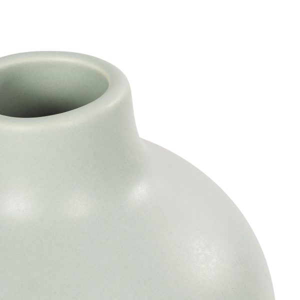 Artificial Garden EMERALD 21279 Διακοσμητικό Κεραμικό Βάζo Τιρκουάζ Π12 x Μ12 x Υ14cm - Image 4