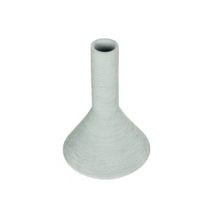 Artificial Garden TANAH 21282 Διακοσμητικό Κεραμικό Βάζo Γκρι Π13 x Μ13 x Υ20cm