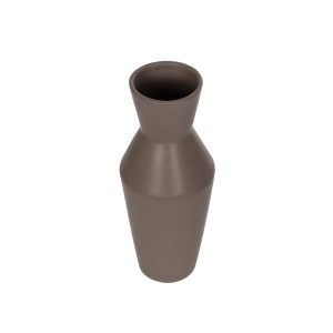 Artificial Garden UNIQUE 21286 Διακοσμητικό Κεραμικό Βάζo Καφέ Π10 x Μ10 x Υ24cm