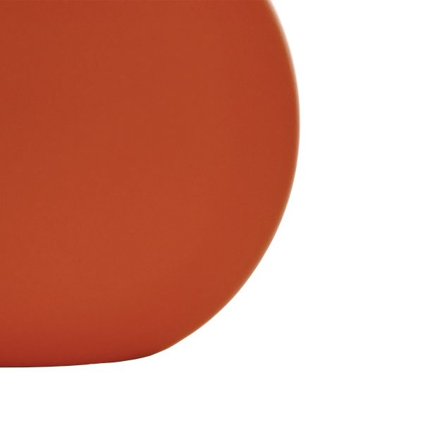 Artificial Garden CINNAMON 21291 Διακοσμητικό Κεραμικό Βάζo Πορτοκαλί Π15 x Μ15 x Υ14cm - Image 5