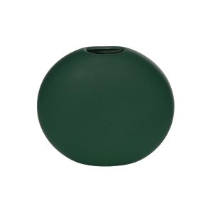 Artificial Garden MENORCA 21292 Διακοσμητικό Κεραμικό Βάζo Πράσινο Π15 x Μ15 x Υ14cm