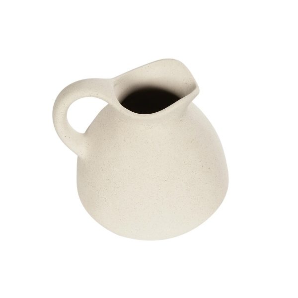 Artificial Garden ARMENOVILLE 21505 Διακοσμητικό Κεραμικό Βάζo Μπέζ Φ18 x Υ16 cm - Image 2