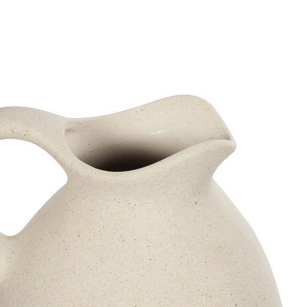 Artificial Garden ARMENOVILLE 21505 Διακοσμητικό Κεραμικό Βάζo Μπέζ Φ18 x Υ16 cm - Image 4