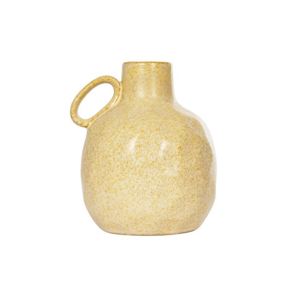 Artificial Garden SCHEELITE 21507 Διακοσμητικό Κεραμικό Βάζo Μπέζ Φ15 x Υ17 cm - Image 3