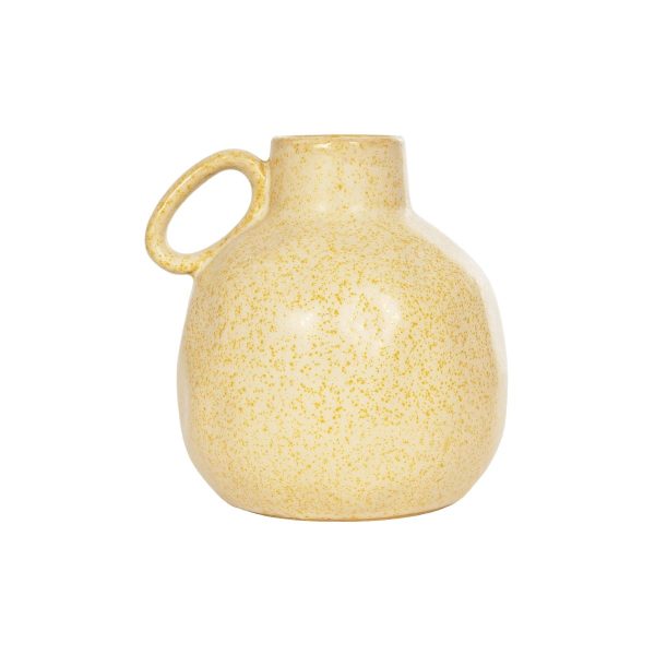 Artificial Garden SCHEELITE 21508 Διακοσμητικό Κεραμικό Βάζo Μπέζ Φ11 x Υ12 cm - Image 3