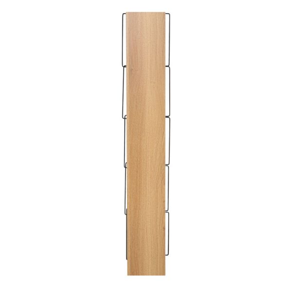 Βιβλιοθήκη mini Tars   sonoma-μαύρο 50x22x150εκ - Image 4