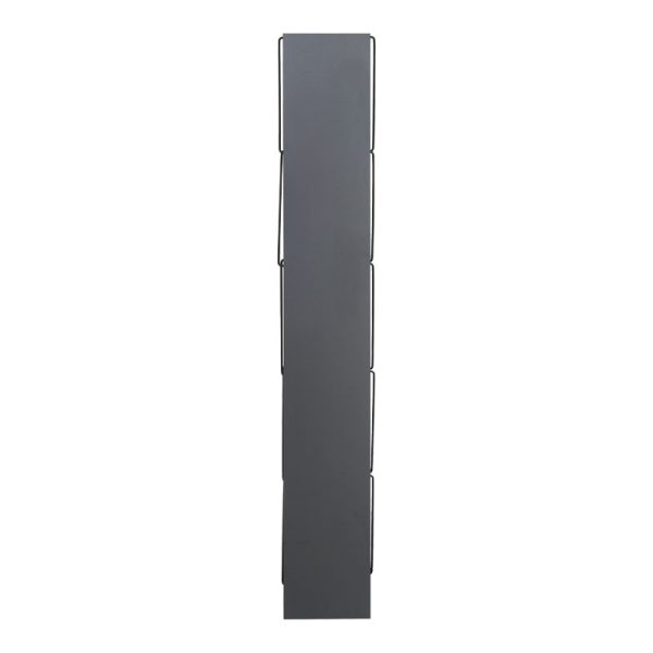 Βιβλιοθήκη mini Tars   ανθρακί-μαύρο 50x22x150εκ - Image 4