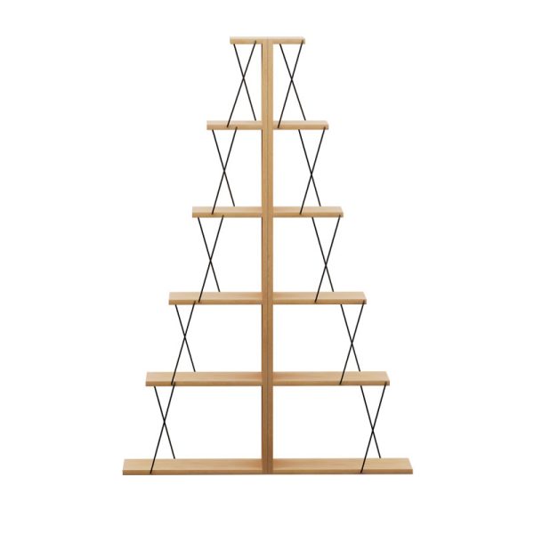 Βιβλιοθήκη mini Tars  sonoma-μαύρο 130x22x146εκ - Image 2