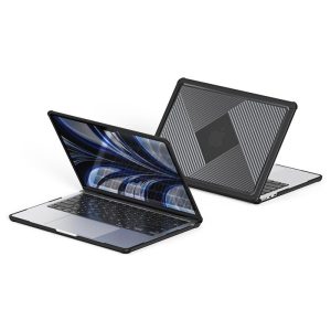 Θήκη TPU Flip Shock Proof Dux Ducis LCGH Apple MacBook Air 13.6″ (2022/2024) Μαύρο