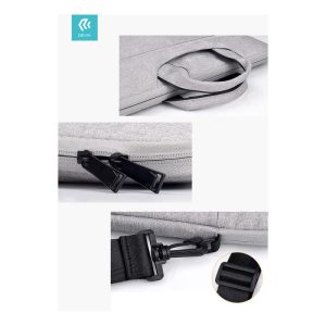 Θήκη Devia Justyle Hand Bag για MacBook 13.3”/ Pro 13.3”/ Pro 14.2” Μαύρο