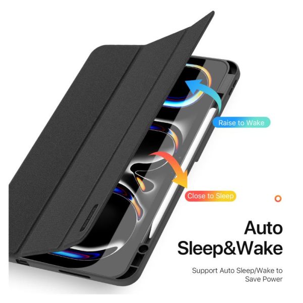 Θήκη TPU Flip Shock Proof Dux Ducis Domo Apple iPad Pro 13.0" (2024) Μαύρο - Image 4