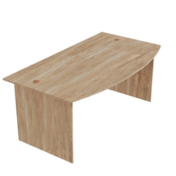 Γραφείο εργασίας Anze  φυσικό μελαμίνης 180x93.5x75εκ - Image 3