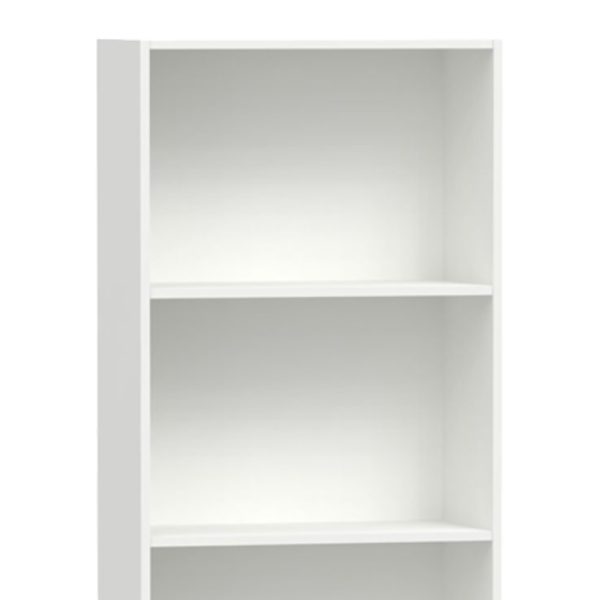 Βιβλιοθήκη Negan  λευκό μελαμίνης 60x29x166εκ - Image 3