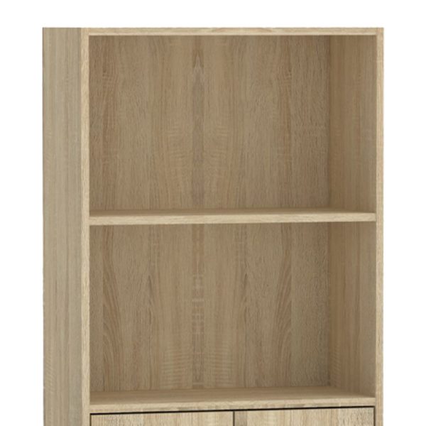 Βιβλιοθήκη Negan  sonoma μελαμίνης 60x30x120εκ - Image 3