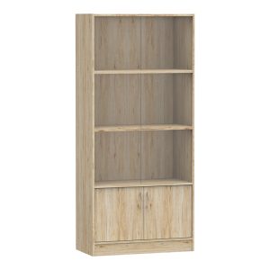 Βιβλιοθήκη Burcy  oak 80x40x177εκ