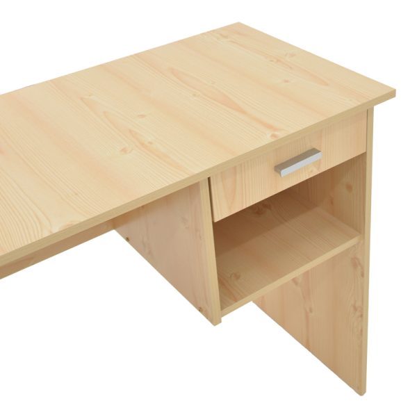 Γραφείο εργασίας με συρτάρι Michael  φυσικό 88x45x72εκ - Image 5