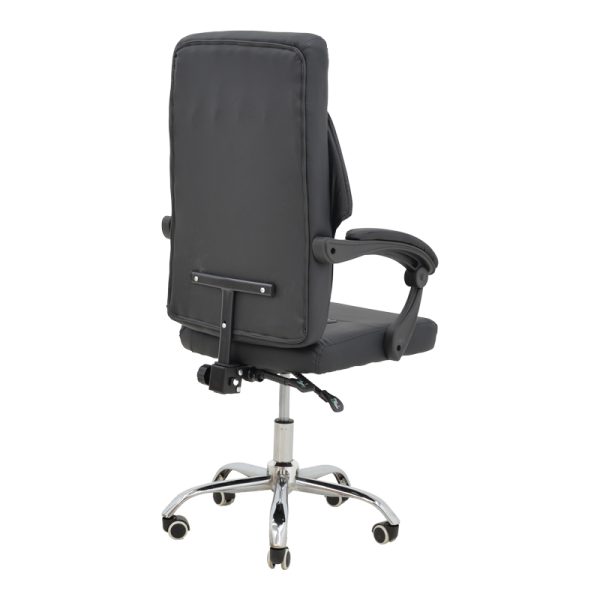 Καρέκλα γραφείου διευθυντή Glorin  μαύρο pu 60x68x128εκ - Image 2