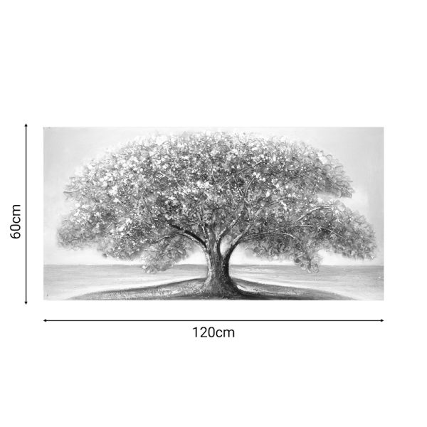 Πίνακας σε καμβά Forestree II Inart 120x3x60εκ - Image 2