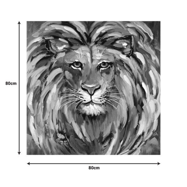 Πίνακας σε καμβά Martin Inart 80x3x80εκ - Image 2