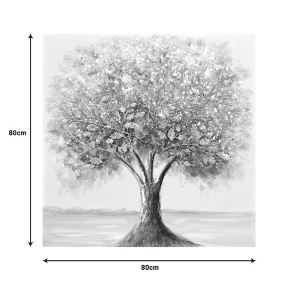 Πίνακας σε καμβά Nator II Inart 80x3x80εκ - Image 2