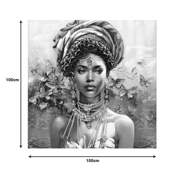 Πίνακας σε καμβά Baba Inart 100x3x100εκ - Image 2