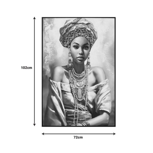 Πίνακας σε καμβά Danniela I Inart 72x4x102εκ - Image 2