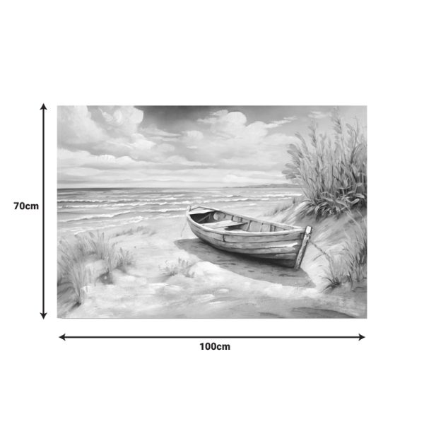 Πίνακας σε καμβά Boato Ι Inart 100x3x70εκ - Image 2