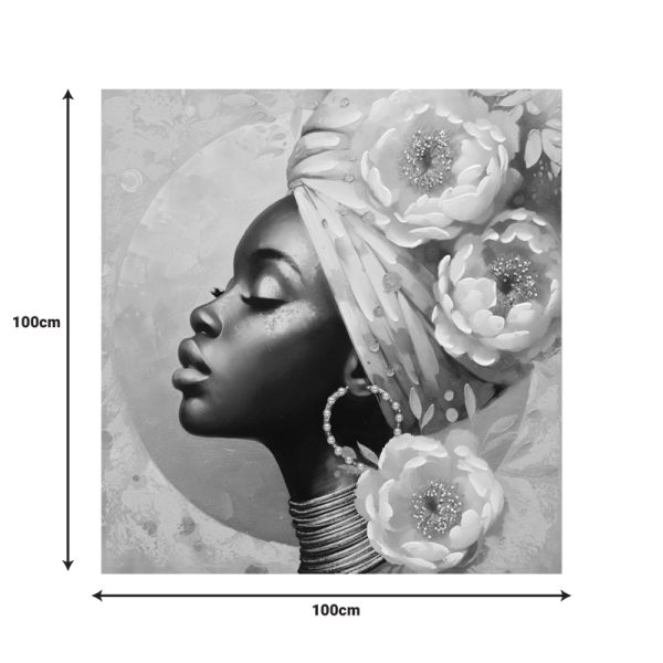 Πίνακας σε καμβά Giara Ι Inart 100x3x100εκ - Image 2