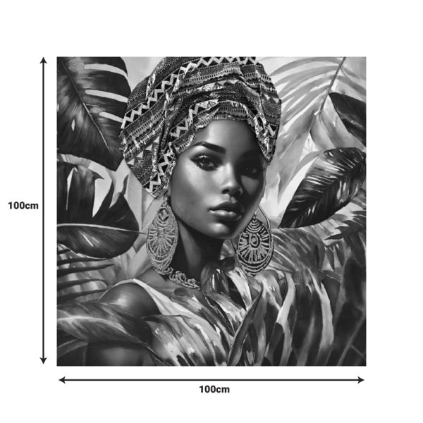 Πίνακας σε καμβά Gangalo Ι Inart 100x3x100εκ - Image 2