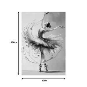 Πίνακας σε καμβά Dancito I Inart 70×2.5×100εκ