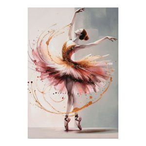 Πίνακας σε καμβά Dancito I Inart 70×2.5×100εκ