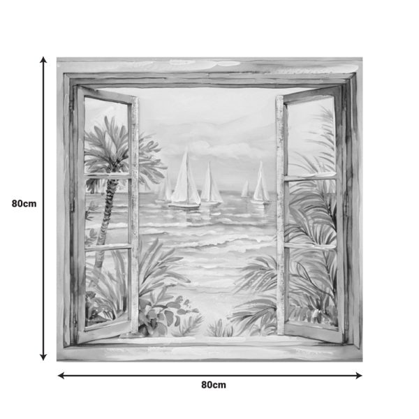 Πίνακας σε καμβά Deive Inart 80x3x80εκ - Image 2
