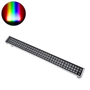 WASHER-GAIA 90218 Μπάρα Φωτισμού Wall Washer LED 216W 18360lm 10° DC 24V Αδιάβροχο IP67 RGBW DMX512 Dimmable – Ασημί – Μ100 x Π10.2 x Υ9.5cm – 3 Χρόνια Εγγύηση