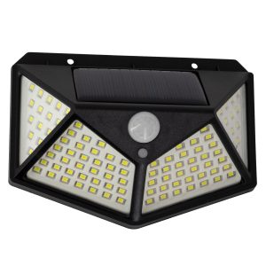 71499 Αυτόνομο Ηλιακό Φωτιστικό LED SMD 10W 1000lm με Ενσωματωμένη Μπαταρία 1200mAh – Φωτοβολταϊκό Πάνελ με Αισθητήρα Ημέρας-Νύχτας και PIR Αισθητήρα Κίνησης Αδιάβροχο IP65 Ψυχρό Λευκό 6000K