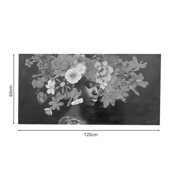 Πίνακας σε καμβά Trady Inart 120x3x60εκ - Image 2